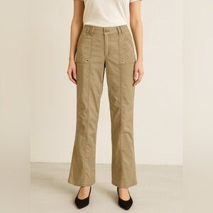 MAURICE CARGO PANTS TAN SIZE 7/8